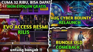 BOCORAN FF, EVOGUN SG 2 M1887 RILIS, EVO ACCESS RESMI RILIS, AUG CRONO RELAUNCH