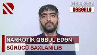 Narkotik qəbul edən sürücü saxlanılıb