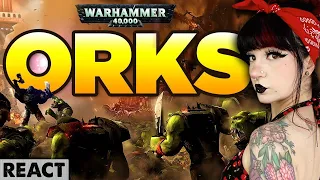 ORKS - WAR IS LIFE | Luetin09 | Girls React LIVE