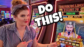 How to WIN BIG and Hit a Jackpot on Dragon Link Slot Machines in Las Vegas! 🔥