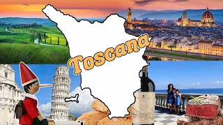 🥩🍷 LA TOSCANA - Le Regioni d'Italia (Geografia) 📚🌍