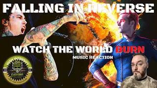 Falling in Reverse | Watch the world Burn | Who is this? | First Listen Ever | Music Reaction