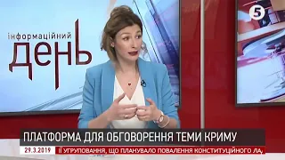 Еміне Джапарова про нові обшуки та арешти в окупованому Криму у програмі ІнфоДень 29.03.2019