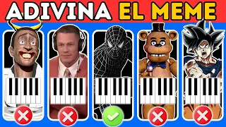 Adivina El Meme Por La Canción😀Edición Piano🎹FNAF🐻Skibidi Toilet🚽Goku🖤 Polkka😺Thootless🐲 Spiderman🕷️