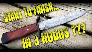 My Personal 3-hour knife challenge...