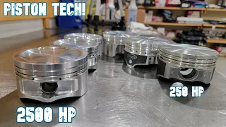 Modern Piston Tech! - Stock rebuild or High performance!  Your budget will decide!