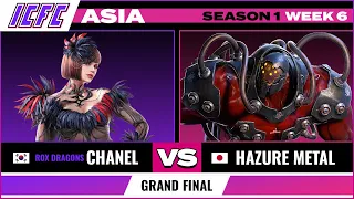 Chanel (Zafina) vs Hazure Metal (Gigas) - ICFC ASIA: Season 1 Week 6 - Grand Final
