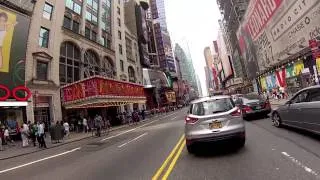 Harley Davidson 48 Cruising down 42nd Street NYC Go Pro Bx48 Vlog