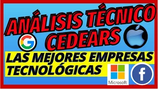 💥 ANÁLISIS TÉCNICO CEDEARS 💥 APPLE - FACEBOOK - GOOGLE - MICROSOFT 📉