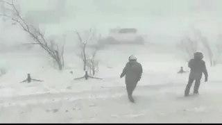 Heavy Snow Storm hit Anadyr, Chukotka, Russia | Сильный снежный шторм обрушился на Анадырь, Чукотка,