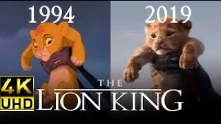 THE LION KING 1994 vs 2019 Official Teaser Trailer Comparison
