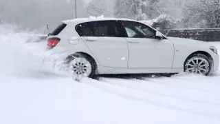 Bmw 1er (f20) Drift in Snow