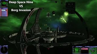 Deep Space Nine Borg Invasion! | Star Trek Bridge Commander Battle |