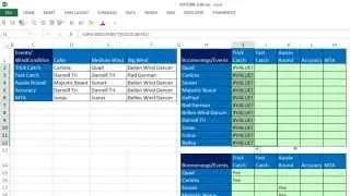 Excel Magic Trick 1100: Cross Tabulated Lookup: 1) Lookup Row then match or 2) Array Multiplication?