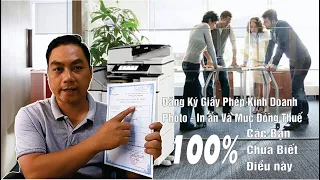 Business License Registration Photo - Printing And Tax Rates, 100% You Didn't Know This! 