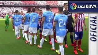 Atlético de Madrid supporters singing the team's anthem