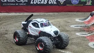 Monster Jam Columbus 2024 Two Wheel Skills