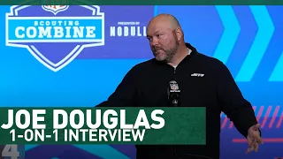 1-On-1 with GM Joe Douglas at the NFL Combine | The New York Jets | NFL