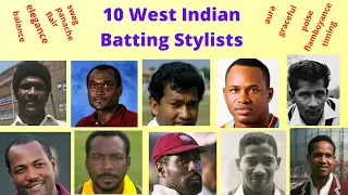 10 West Indian Batting Stylists