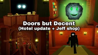[Roblox] Doors but Decent (Hotel update + Jeff shop) Gameplay