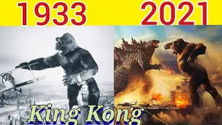 Evolution of King Kong | Old King Kong (1933-2021) #GodzillavsKong #Godzilla #KingKong 1933