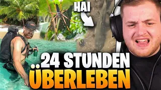 😱🤯FRITZ ist 24 STUNDEN auf tropischer INSEL mit SPINNEN und HAIEN!  | Trymacs Stream Highlights