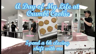 Come work at Crumbl Cookie with Me | Chill Day in the Life