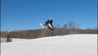 Hill Jumps and Wheelies on Polaris IQR 600R!