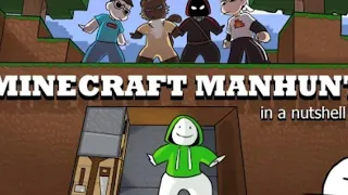 dream minecraft manhunt in a nutshell (animation)