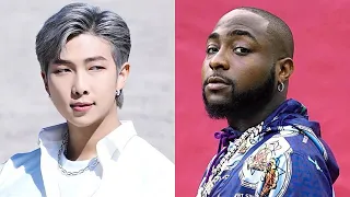 RM of BTS reacts to Davido's song 'Unavailable'