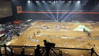 Romain Febvre crash Paris supercross