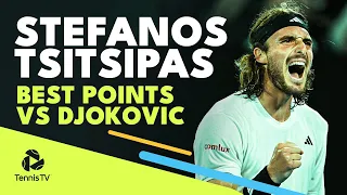 Stefanos Tsitsipas' BEST ATP Points vs Novak Djokovic 🚀