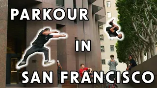 Impromptu Parkour Jam in San Francisco