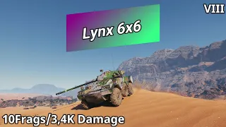 World of Tanks - Panhard AML Lynx 6x6 (10Frags/3,4K Damage) | WoT Replays [#109]