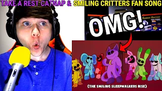 TAKE A REST by RecD - Catnap & Smiling Critters Fan Song WITH LYRICS REACTION!