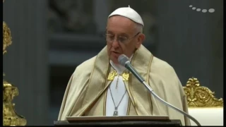 PAPA FRANCESCO AI NUOVI CARDINALI