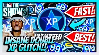 *New* GLITCHY XP METHOD in MLB the show 21! Finish 4th and 5th inning program in 2 hrs! DOUBLE xp