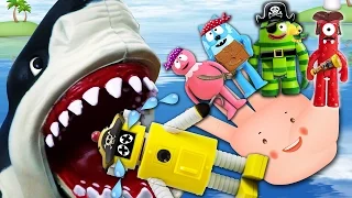 Shark Attack!!! Yo Gabba Gabba Pirate FINGER FAMILY SONG ♥Toy Nursery Rhyme♥ Kids Songs