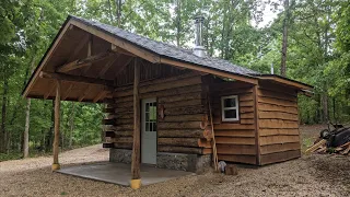 Log Cabin, Off Grid Tiny Home Progress.