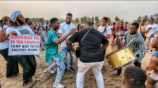 Fun filled New Year celebration in  lomé Beach 🏖️ Togo West Africa 🌍