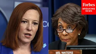 JUST IN: Jen Psaki Responds To Maxine Waters' Controversial Comments About Derek Chauvin Trial