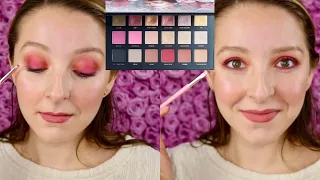 HUDA BEAUTY Rose Gold Remastered Eyeshadow Palette Tutorial, Swatches & Review