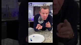 Wine Glass Centripetal Force Demonstration #short #shortvideo #shortsvideo #youtubeshorts