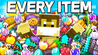 I Collected EVERY ITEM in Hardcore Minecraft