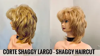 Corte Shaggy Largo con Flequillo - SHAGGY HAIRCUT