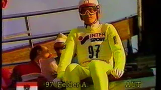 Ski Jumping World Cup - Oberstdorf 1986/1987 - highlights