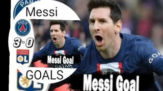 PSG vs Lyon 3-0 - Messi Goal - All Goals & Extended Highlights😱 - 2023 HD