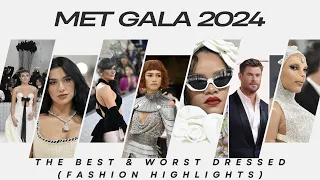 The Best & Worst Dressed | Met Gala 2024 (Fashion Highlights) #zendaya #rihanna #chrishemsworth