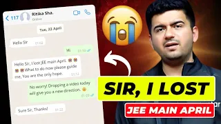 Poor percentile in JEE Main 2024 April ? NTA final result | Unexpected Marks