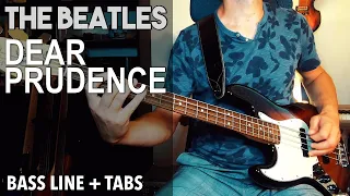 The Beatles - Dear Prudence /// BASS LINE [Play Along Tabs]